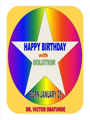 cover image of BORN JANUARY 25